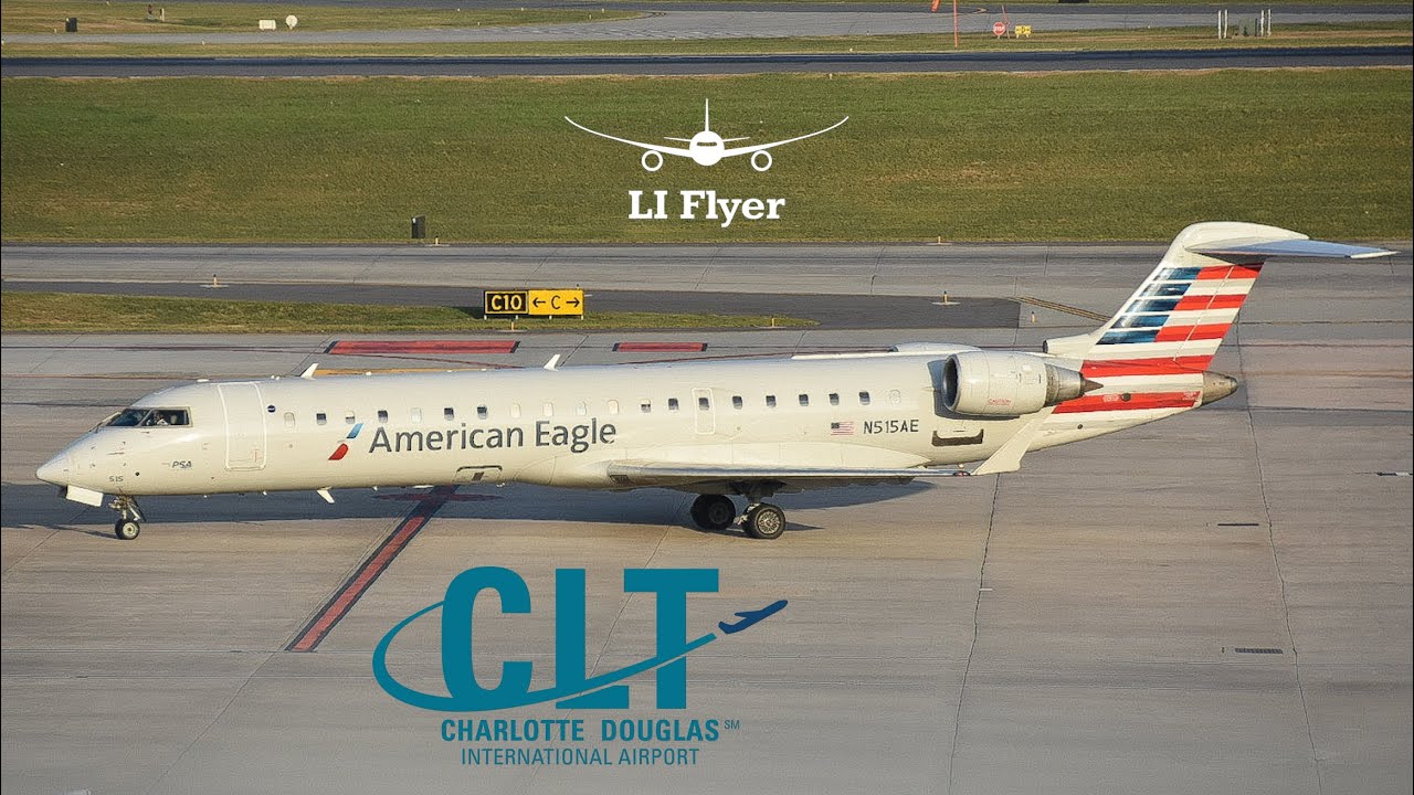 8 MINUTES OF PLANE SPOTTING at Charlotte Douglas International Airport