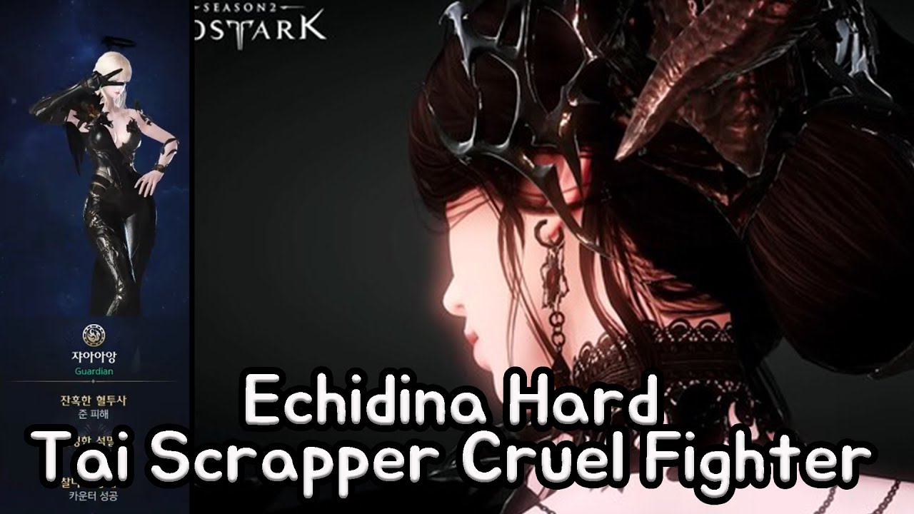 LOST ARK I Tai Scrapper Echidna Hard 1st Gate PUG Cruel Fighter