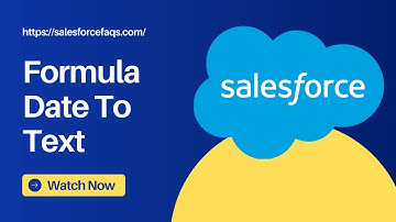 Salesforce Formula Date to Text