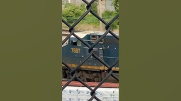 CSX Dash-8 Duo at Bayview! #csx #railfanning #railroad #railway #shorts