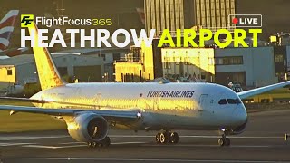 Heathrow Airport Live - Windy Tuesday 16th September 2025