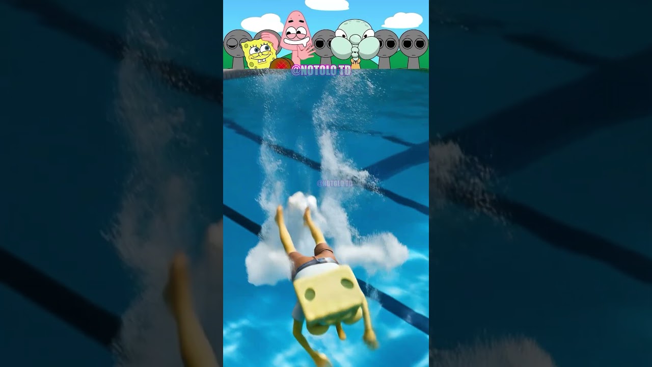 Sprunki Sponge bob - Olympic Swimming Competition eme