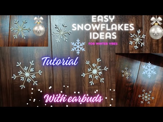 ❄️ Popsicle Stick and Tissue Paper Snowflake Craft for Preschool