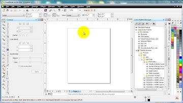 Roland color palette in Corel Draw X5 and X6