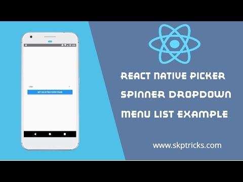 React Native Picker