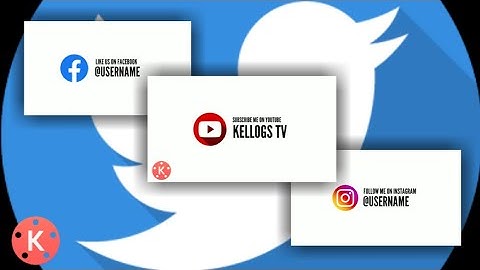 Social Media Lower Thirds || Kinemaster || Simple Method || Kinemaster Tutorial