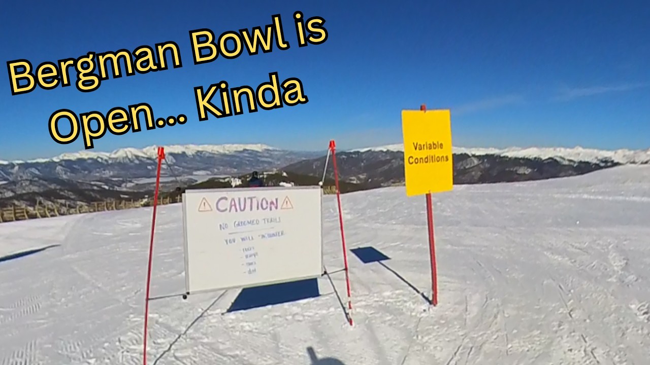 Bergman Bowl is Open… Kinda | Keystone 02/28/26