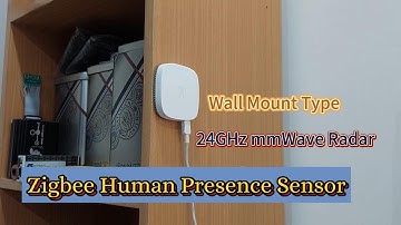 Zigbee Human Presence Sensor: Smart Lighting Made Easy! 💡✨#SmartHome #ZigbeeSensor #homeautomation