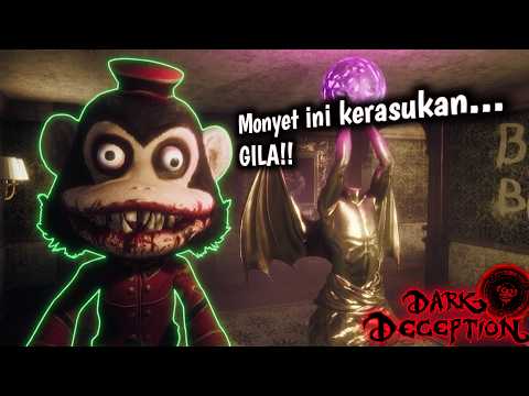 Monyetnya lucu tapi sok jago banget!! 😭 | Dark Deception CHEPTER 1