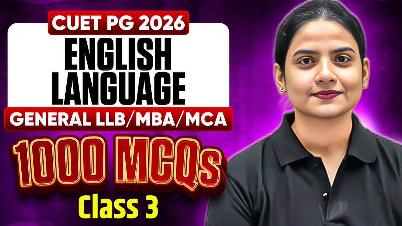 CUET PG English Language 2026 | Most Expected Questions - 3 | CUET PG English Language MCQs | PW
