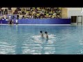 Art &amp; Swim, Duet, Kochneva Daria, Agzamova Hadicha, Uzbekistan Open Cup 2021