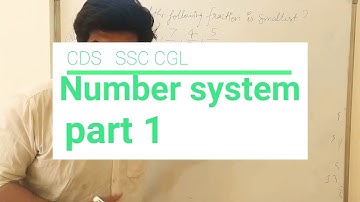 number system practice part 1 for SSC ,CDS, BANK  by manoj shukla