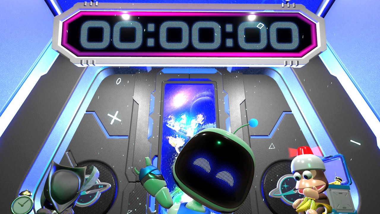 Countdown Celebration to Astro Bot in Astro's Playroom