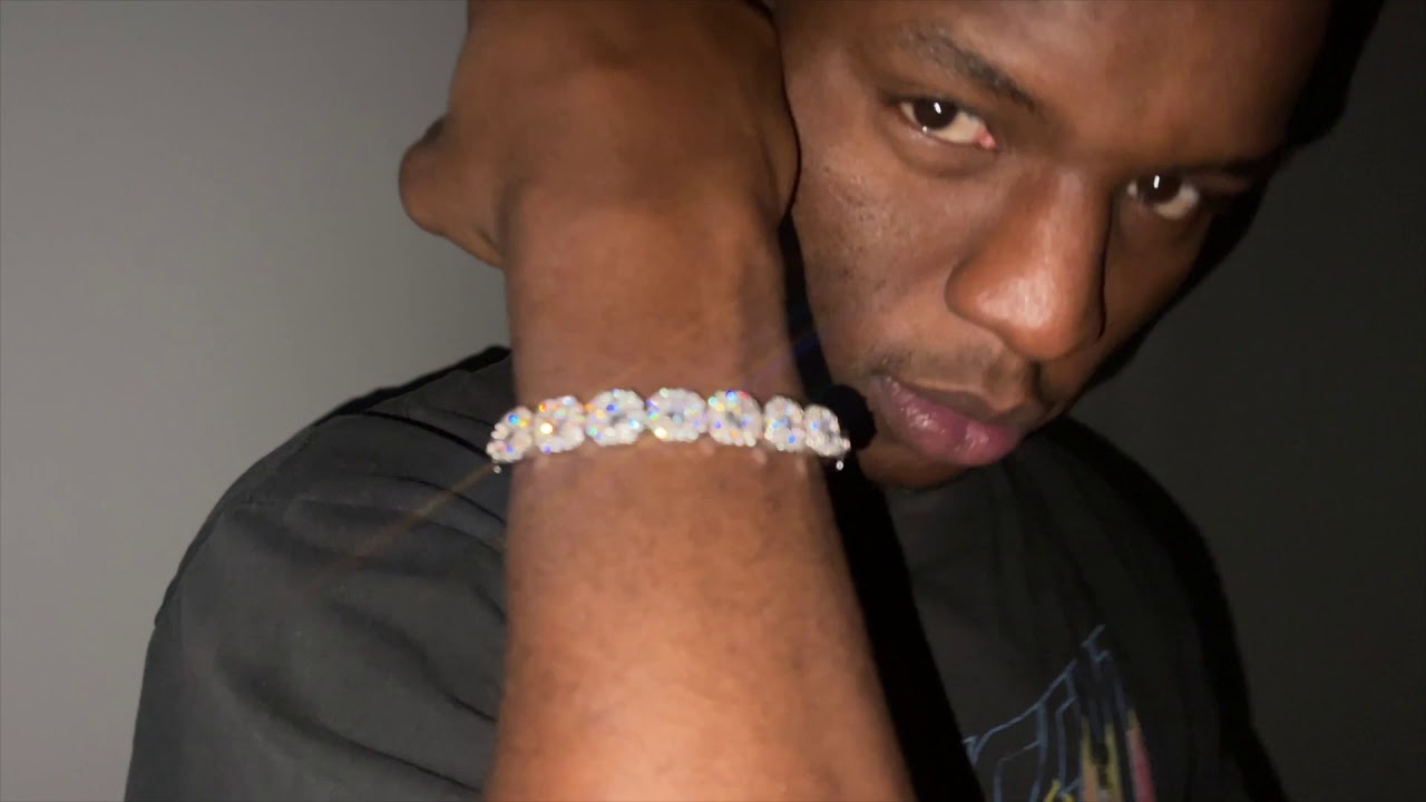 Clustered Tennis Bracelet White Gold by 6 ICE