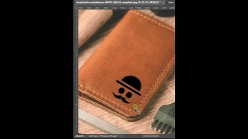 Add Carved Effect Logo in Perspective Photoshop #shorts