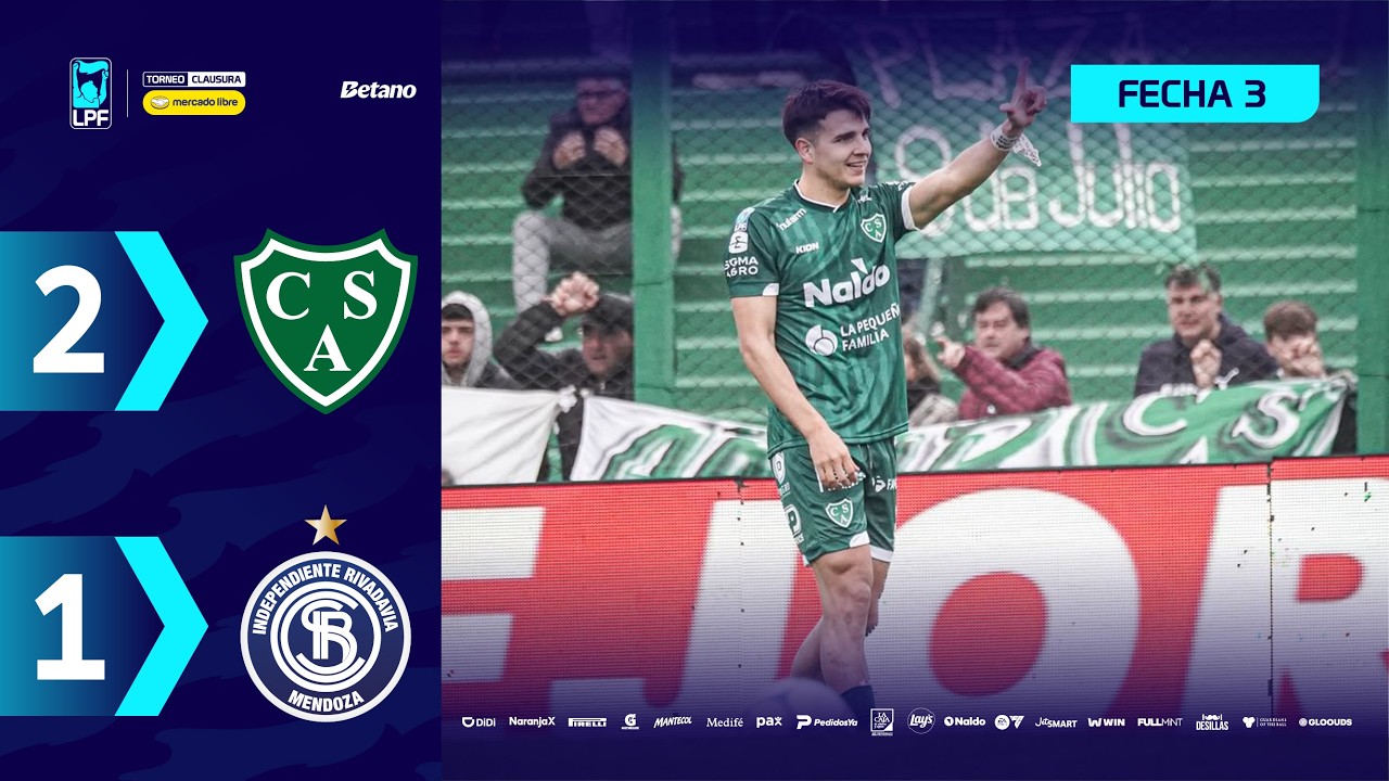 Sarmiento 2–1 Independiente Rivadavia full highlights