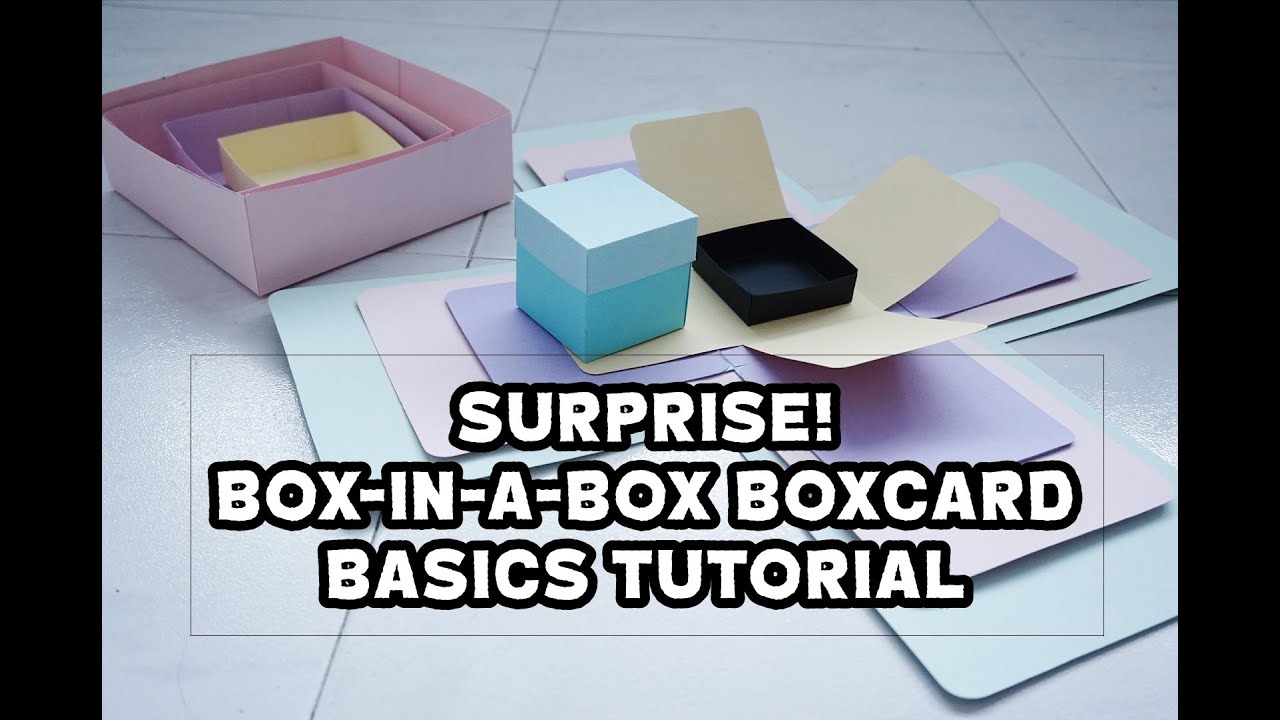 SURPRISE! Box-in-a-box Boxcard Basics Tutorial 