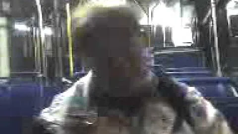 Dianne Nichols on a bus in Penticton BC a long tim...