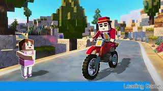 Blocky Moto Bike SIM : Winter Breeze - Android / Ios GamePlay FHD screenshot 3