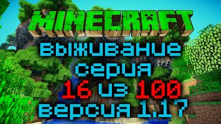 Выживание Minecraft Версия 1.17.1 Серия 16 Из 100