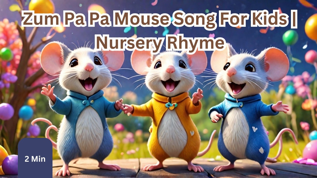 Zum Pa Pa Mouse Song For Kids | Nursery Rhyme 2024 - YouTube