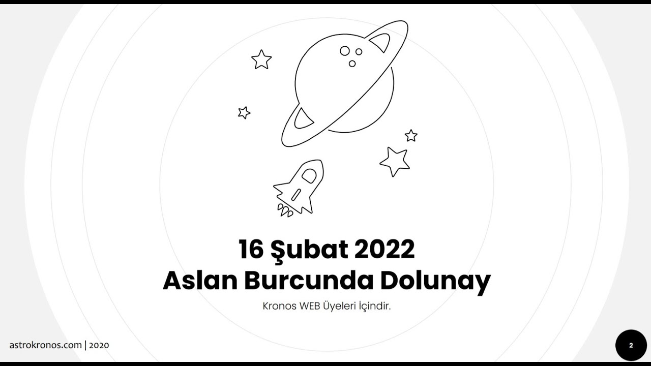 16 Subat 2022 Aslan Burcunda Dolunay