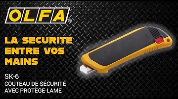OLFA SK-6 Fully Automatic Safety Knife Product Highlight Video (FRENCH VERSION)