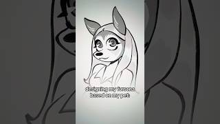 Designing my fursona based on my pet