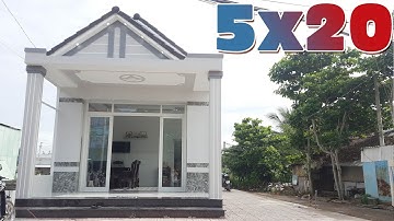 Tham quan nhà cấp 4 mái thái ở nông thôn 5x20