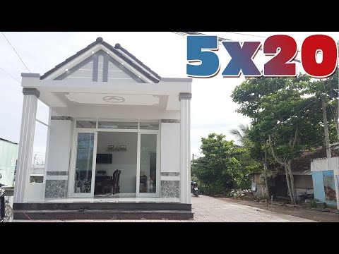 Video Tham quan nhà cấp 4 mái thái ở nông thôn 5x20 - youtube