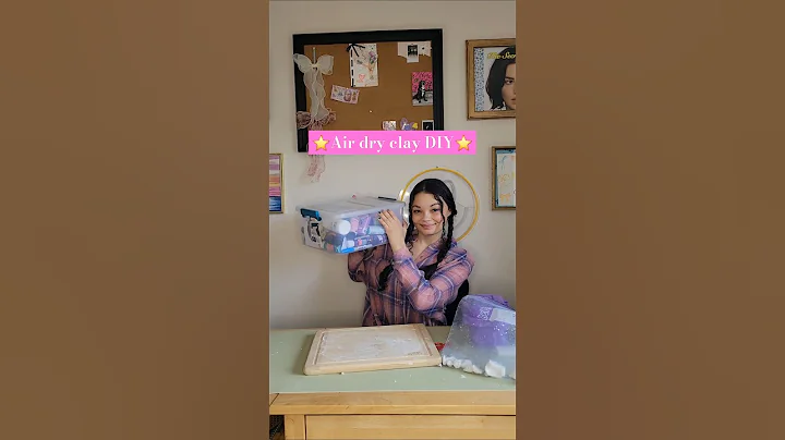 AIR DRY CLAY DIY: Part 1 Easy crafts at home #craftideas #airdryclay