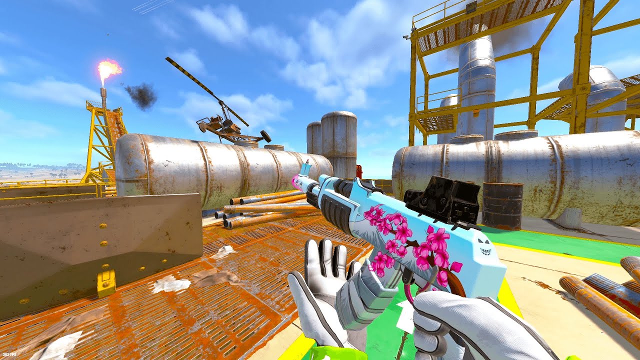 Solo vs 600 Pop Server Until I Get Raided - Rust