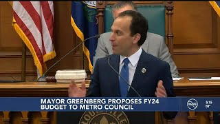Mayor Craig Greenberg introduces his first budget to Louisville Metro Council