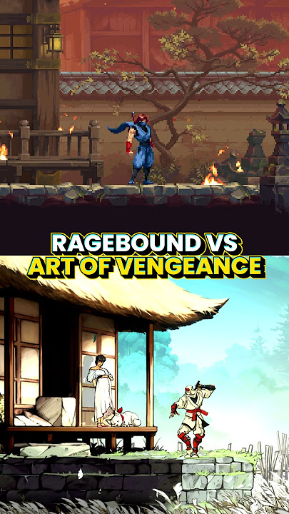 Whose ART STYLE Wins? Ragebound vs Art of Vengeance 🥷 #ninjagaiden #shinobi #gameart