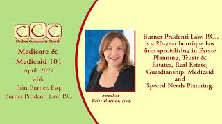 CCC Medicare & Medicaid 101 with Britt Burner, Esq.