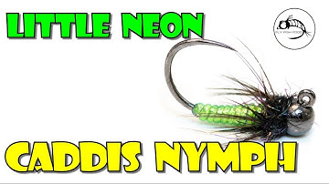 Fly Tying Tutorial: Little Neon Caddis Nymph by Fly Fish Food