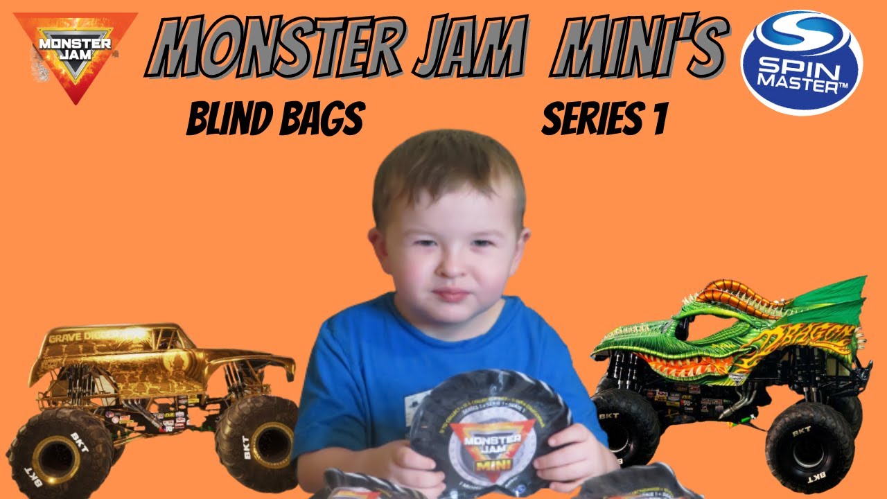 MONSTER JAM MINI'S Blind bags Series 1 - YouTube