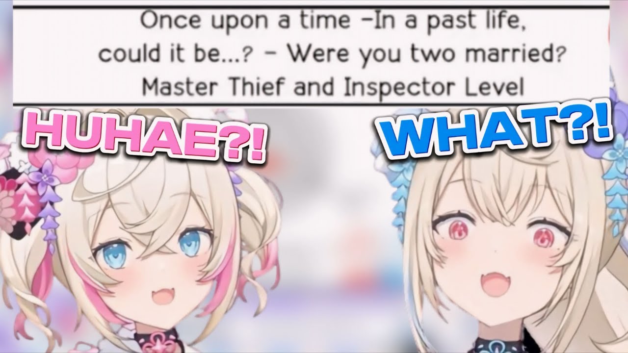 Even the game thought FuwaMoco are married!!! [Hololive/FuwaMoco] [EngSub]