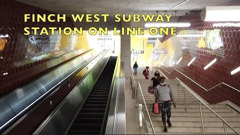 Toronto Subway Station Tour - Exploring Finch West Stn On Line 1 & The Finch W LRT Construction - 4K