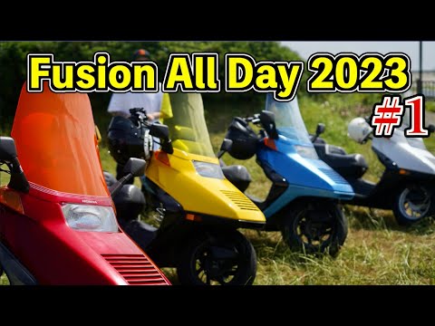 【Fusion All Day 2023 ①】フュージョン オールデイ custom modified Honda HELIX bike club show event In Japan