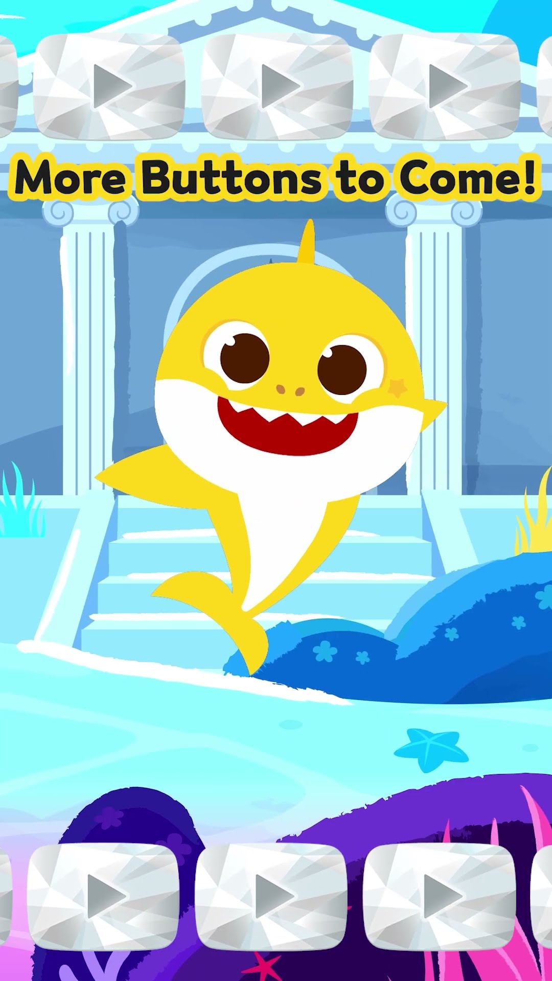 5 Diamond Buttons ?, and More Buttons to Come! #thankyou #babyshark #pinkfong #diamondbutton