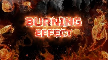 Real FIre Text Effect(Easiest Way!) || After Effect Tutorial