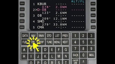 How to program a flight plan in the Boeing 737-500. Aerofly FS