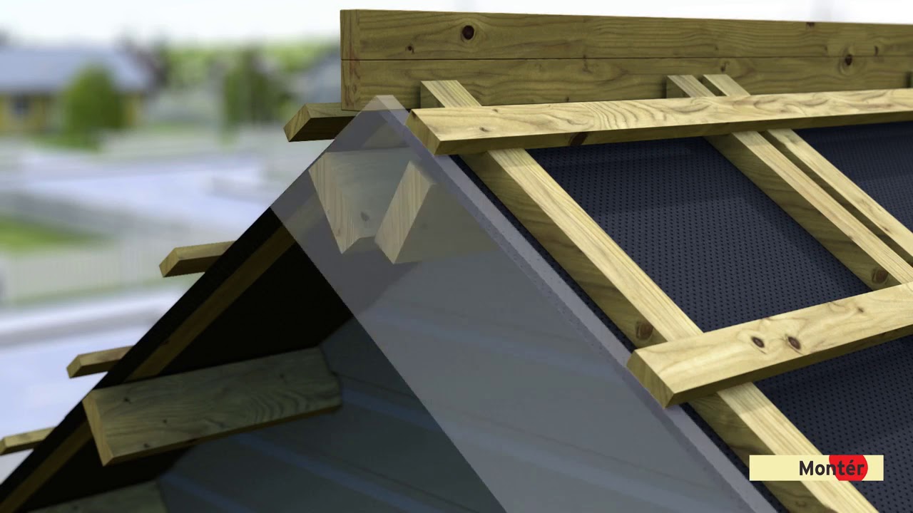 Garasje TY Del13 Montering Av takutspring Og vindskier