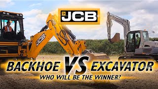 Backhoe vs Excavator Resimi