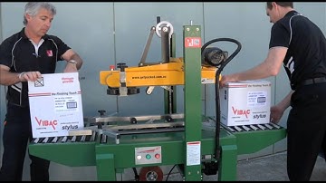 Carton sealer Top and Bottom drive taping machine