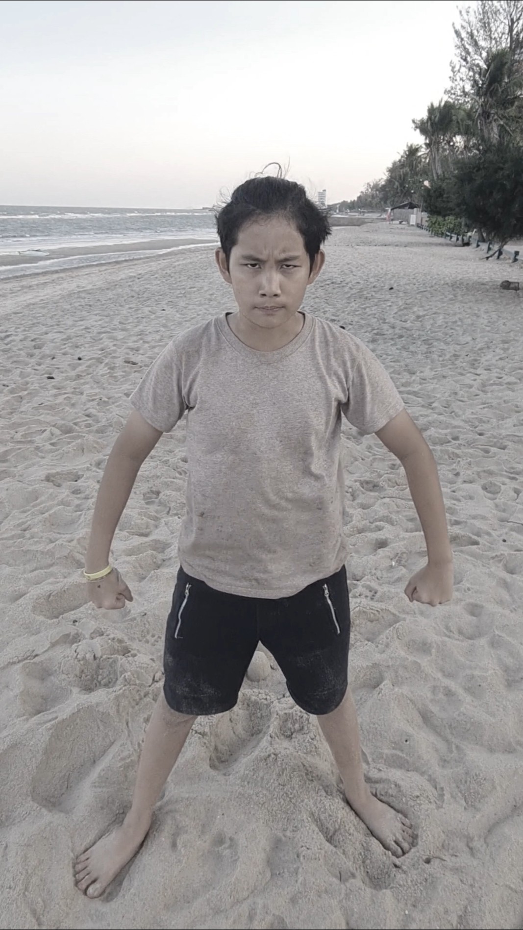 Hero Boy and Mean Sisters At The Beach?‼️ | JJaiPan #Shorts