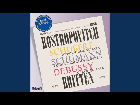 Mstislav Rostropovich, Benjamin Britten & Franz Schubert - Schubert: Sonata For Arpeggione And Piano In A Minor, D. 821: 2. Adagio