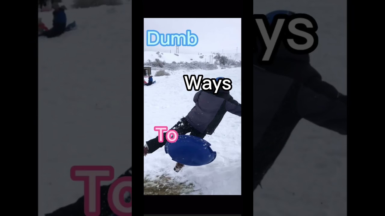 Winter can be very dangerous!😳🤣🥶