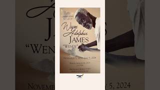 Wayne A James aka Wendy | Funeral Announcement #obituariessvg
